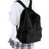 HYC00 Zaino Scuola Superiore Ragazza,Zaino da Scuola Media Ragazzo Zaino Università Leggero Resistente all'acqua College Casual Daypacks, Zaino PC 14 Pollici Zaini Scuola Cartella Adolescente,Nero