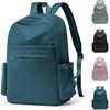 HYC00 Zaino Scuola Media Ragazza Ragazzo Zaini Casual Scuola Superiore Zaino Università Donna Zainetto School Backpack Zaini Scolastici Leggero 14 pollici Laptop Bag per Viaggi Lavoro,Blu Pavone