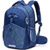 Amythe Zaino Adolescente Ragazzo Cintura Rimovibile | Zaino Ergonomico 30L Impermeabile Cintura Rimovibile Bande Riflettenti Copertura
