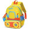 PROTAURI Zainetto Bambino con Cinturino Toracico, Zaino Asilo Bimbo Riflettente e Impermeabile, Sacca Asilo Leggera per 2-6 Anni, 10.4L, Giallo