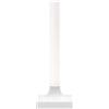 Kartell Goodnight Lampada Ricaricabile dimmerabile, Bianco opaco, H 29 cm