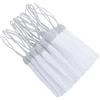 Hetuyon 20 piccoli ciondoli fatti a mano per progetti di fornitura, cucito, chiavi, ghirlande, portachiavi, borse, orecchini, gioielli e decorazioni per la casa (bianco)