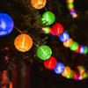 Uping Luci Led a Batteria Catena Luminosa Esterno Lucine Led Decorative Interni 20 Lanterne 3,8M Decorazioni Balcone Giardino Camera da Letto (Multicolore)