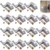 GAOUTO 15 luci a LED a cerniera, con sensore a LED, universale, per armadio, per casa, cucina, armadio, cucina, cucina, casa, cucina (bianco)