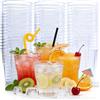 Rliocvhe 50 Pezzi Bicchieri Plastica Riutilizzabili da 220ml, Dura Bicchieri Trasparenti per Bevande, Bicchieri Plastica Rigida Lavabili per Vino, Champagne, Acqua, caffe, per Feste, Matrimon