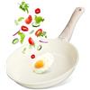 EvoFar Padella in ceramica, 20 cm, rivestimento antiaderente, per cottura a induzione, frittura frying pan