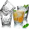 E-Greetshopping Bicchieri da cocktail da 300 ml, bicchieri in plastica, riutilizzabili, infrangibili, bicchieri impilabili in acrilico, succhi di birra, confezione da 4