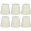Cyrank Paralumi Piccoli 6 Pezzi, Paralume in Tessuto Paralume in Stoffa Copri Lampada da Parete Sostituzione Per Lampada da Tavolo Installazione Facile Paralume Per Lampadina E14