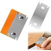jinminamz Tagliabordi Per La Lavorazione Del Legno，Taglierina Portatile Con 1 Lama Di Ricambio, Strumento Per Rifilare Le Impiallacciature, Pialla Portatile Antiscivolo Per Legno Pvc Abs (Arancione)