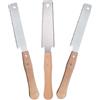 BAIFULAI Set di 3 seghe giapponesi a mano da 300 mm, sega a doppio taglio, sega a mano per legno, sega fine giapponese in acciaio al carbonio, sega fine per legno, seghe giapponesi Dictum per taglio