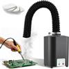 Nastopee Estrattore di Fumi di Saldatura 50W 128m³/h, Aspiratore di Fumi Laser con Filtro 3 Stadi HEPA H12 e Carbone Attivo - Efficienza 99,97% per Saldatura Incisione Officina Garage