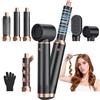 Atopskins Airstyler 5 in 1, Asciugacapelli 5 in 1 Spazzola Asciugacapelli 5 in 1, Hairstyler 5 in 1 Multifunzione Phon Capelli,Spazzola Asciugacapelli, Ioni Air Curler Brush, Regali Set per Donne