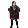 W WIDMANN MILANO Party Fashion - Costume da cavaliere oscuro per bambini, guerriero, Medioevo, costumi di carnevale, festa a tema