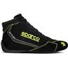 SPARCO 00129544NRGF Scarpe da pilota nero giallo