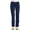 Cherokee - Uniform Revolution Pantaloni da donna con lacci, taglia XXS, blu navy, 18316, bianco, M
