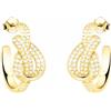 SOFIA MILANI - Orecchini da Donna in Argento 925 - Placcati in Oro e con Pietra Zircone - Orecchino Pendente a Nodo - E2787