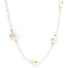 Femmorya Collana da donna in acciaio al titanio placcato oro - Cubi geometrici minimalisti, delicata catena, ideale per tutti i giorni e occasioni speciali, Einheitsgröße, Non pietra preziosa