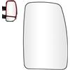 SENZEAL Vetro Specchio Retrovisore Riscaldabile Lato Passeggero per Renault Master 3 2010-2024 Opel Movano B Nissan NV400 2010-2021 963655132R (Superiore Destro)