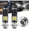 Biqiure P15D LED Lampada,12V Lampadina per Faro per Moto P15D H6M Lampadine Fendinebbia a LED Xenon Bianco Hi/Lo Fascio Super Luminoso per Moto ATV