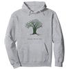 Giornata della terra felice divertente Happy Earth Day carino albero verde disegno dicendo Felpa con Cappuccio