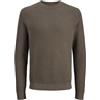 JACK & JONES Jprblubarkley Knit Crew Neck Ch, Crocodile, XL Uomo