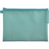 Exacompta - Rif. 37150E - 1 custodia in EVA con chiusura lampo in plastica morbida Chromaline pastello, formato A4, per riporre forniture, accessori di bellezza, 3 colori casuali