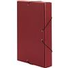 PARDO Bruno 965105 di progetti-Cartellina in cartoncino, con elastico, 50 mm, colore: rosso