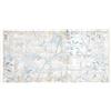 Indomex Rug Kelly 080 x 150 cm, grigio/blu scuro