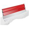 Qoobly Spatola per superfici da 60 cm, spatola a Z, lama in acciaio inox, set professionale in acciaio inox, spatola lisciante per muro a secco, spatola a molla, set per la decorazione della parete