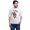 T-shirt Uomo Made In Italy Maglietta Con Stampa Cotone Maglia Mezza Manica VEQUE