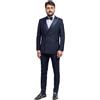Smoking Uomo Doppiopetto Cerimonia Abito Elegante Commpleto Sartoriale VEQUE