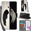 Haninsuze Cover per Samsung Galaxy A56 5G, ala | Pelle PU Portafoglio, Porta Carte, Magnetica, Libro, Antiurto Custodia
