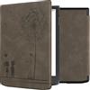 kwmobile Custodia eReader Compatibile con Pocketbook InkPad 4 / Color 3 / Color 2 Cover - eBook Reader Flip Case - Cover eReader Magnetica Pelle PU Amore