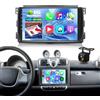 CAMECHO Android 15, 4G+64G Qualcomm 8Core CAMECHO Autoradio per Mercedes Benz Smart Fortwo 2005-2010 con Carplay Android Auto, 9 Pollici Auto Schermo 2Din con GPS WIFI Bluetooth FM/RDS DSP SWC Retrocamera MIC