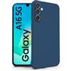 N NEWTOP Cover Compatibile per Samsung Galaxy A16 5G, Custodia TPU SOFT Gel Silicone Ultra Sottile Flessibile Case Posteriore Protezione Fotocamera Anti Urto Guscio Scocca Colorato (Blu)