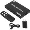 HENGBIRD HDMI Switch 4K 30Hz 4 In 1 Out Switcher Automatico HDMI Splitter con Telecomando Compatibile con PS5/4, Xbox, Apple TV, Skybox, DVD
