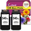 Cyloral 540 XL 541 XL Cartucce d'inchiostro Compatibile con MG2100 MG2140 MG3600 MG3650 MX374 MX375 MX390 MX394 MX395 MX430 MX432 MX434 MX435 TS5150 TS5151 per Canon PG-540XL CL-541XL Nero e Colore