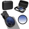 AMFUN Filtro polarizzatore CPL, 67mm Clip-on Filtro Polarizzatore Circolare, Filtro CPL Universale, Obiettivo per Telefono Cellulare Compatibile Con iPhone, Samsung e la Maggior Parte