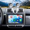 CAMECHO 6G+128G CAMECHO Autoradio Android 13 con navi per Mercedes Benz Smart Fortwo 2005-2010 con Carplay Android Auto, Radio touchscreen da 9 pollici con GPS WIFI BT FM/RDS SWC+Telecamera posteriore&MIC