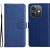 Generico Custodia compatibile con Oppo A60 5G CPH2683 / A40 CPH2669 / A40M CPH3669 / A3x 4G/A3 5G/A3 4G COVER STAND flip LIBRO gel PORTAFOGLIO magnetica case matte eco pelle porta carte vano card (Blu)