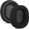 Yizhet Cuscinetti Cuffie Compatibile con SteelSeries Arctis 3 Arctis 5 Arctis 7 Arctis 9X Arctis Pro Padiglioni Cuffie Imbottiture Cuscinetti Ricambio Spugna e in Pelle PU (1 Paio, Argento)