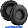 MMOBIEL Cuscinetti Auricolari di Ricambio per Sony MDR-V150 ZX300 V300 V250 V100 V200 V400 Cuffie di MMOBIEL - Protein PU Cuscinetti - Padiglioni Cuffie - Nero