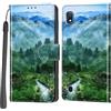 Haninsuze Cover per Samsung Galaxy A10, Portafoglio PU Pelle, Foresta | Interno TPU Antiurto, Anti-Graffio, Fessura per Schede, Supporto Stand, Design Libro, Flip