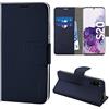 N NEWTOP Cover Compatibile per Samsung Galaxy S20, HQ Lateral Custodia Libro Flip Chiusura Magnetica Portafoglio Simil Pelle Stand (Blu)