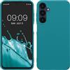 kwmobile Custodia Compatibile con Samsung Galaxy A25 Cover - Back Case per Smartphone in Silicone TPU - Protezione Gommata - petrolio matt