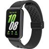 Hiseus Cinturino Compatibile con Samsung Galaxy Fit 3 Cinturini Sportivo in Silicone Traspirante (Nero)