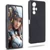 REY Cover in Gel TPU Nera per CUBOT Max 5, Ultra Sottile 0,33 mm, Morbido Flessibile, Custodia Silicone