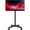 Hemudu Porta TV da Terra Mobile per TV da 23-60 Pollici LED, LCD, Carrello Porta TV con Ruote, Supporto TV da Pavimento fino a 35kg, Max VESA 400x400mm