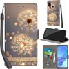 PHINIENLAND Cover per Oppo A53 4G / A53s 4G / A32 4G / A33 4G Case PU Pelle Custodia [Kickstand] [Chiusura magnetica] [Slot per Schede], Portafoglio Flip Custodia per Oppo A53,Dente di leone