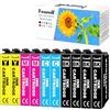Yowell Nero Ciano Magenta Giallo,10x Compatibili 604XL Cartucce Compatibili per Epson 604XL Cartucce per Expression Home XP-3200 XP-3205 P-4200 XP-4205 XP-2200 XP-2205